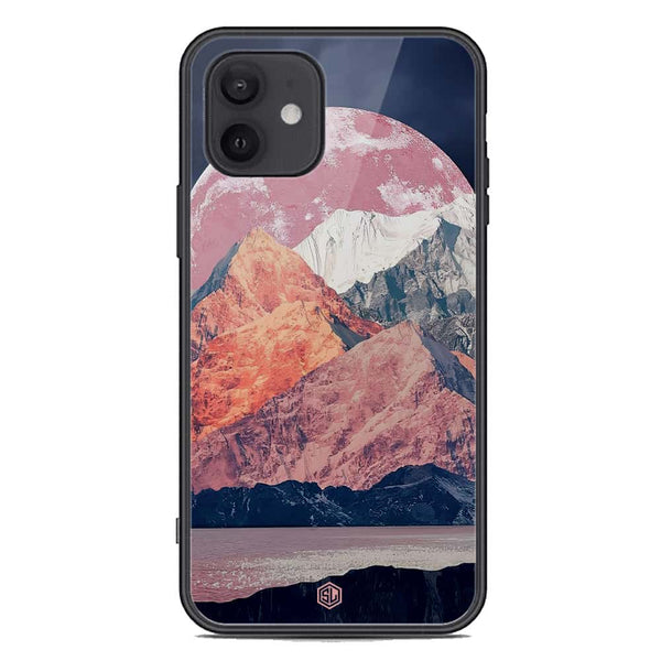Mountains Wanderlust Series Soft Phone Case - Premium Glass Case - Design 5 - iPhone 12