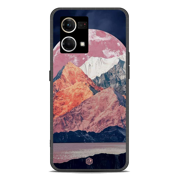 Mountains Wanderlust Series Soft Phone Case - Premium Glass Case - Design 5 - Oppo Reno 7 4G