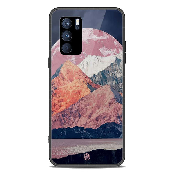 Mountains Wanderlust Series Soft Phone Case - Premium Glass Case - Design 5 - Oppo Reno 6 5G