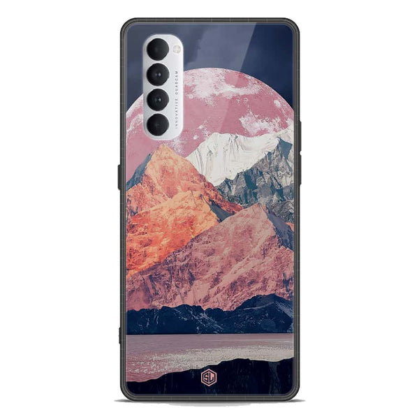Mountains Wanderlust Series Soft Phone Case - Premium Glass Case - Design 5 - Oppo Reno 4 Pro 5G