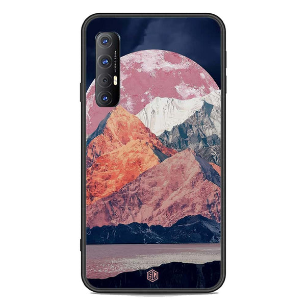 Mountains Wanderlust Series Soft Phone Case - Premium Glass Case - Design 5 - Oppo Reno 3 Pro