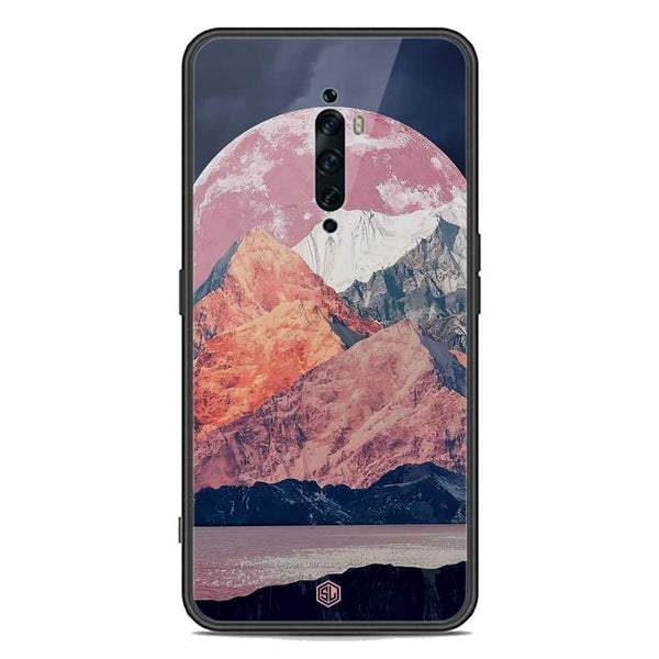 Mountains Wanderlust Series Soft Phone Case - Premium Glass Case - Design 5 - Oppo Reno 2F