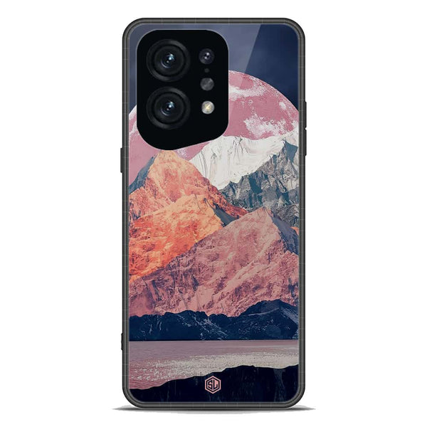 Mountains Wanderlust Series Soft Phone Case - Premium Glass Case - Design 5 - Oppo Find X5