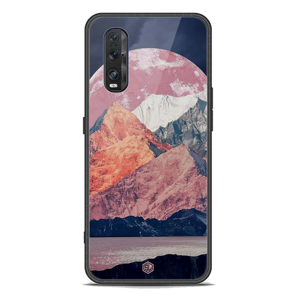 Mountains Wanderlust Series Soft Phone Case - Premium Glass Case - Design 5 - Oppo Find X2