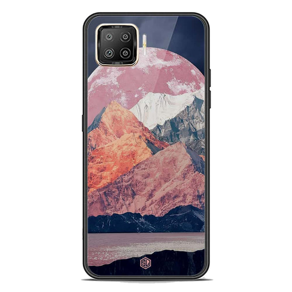Mountains Wanderlust Series Soft Phone Case - Premium Glass Case - Design 5 - Oppo F17 Pro