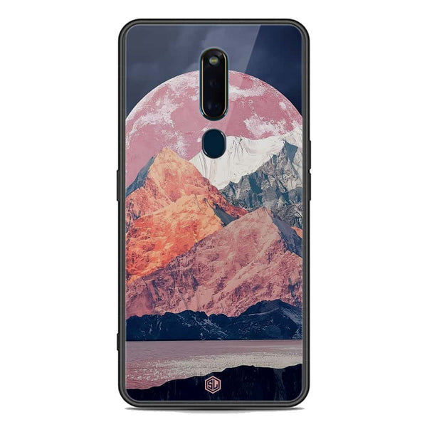 Mountains Wanderlust Series Soft Phone Case - Premium Glass Case - Design 5 - Oppo F11 Pro