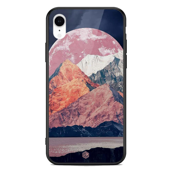 Mountains Wanderlust Series Soft Phone Case - Premium Glass Case - Design 5 - iPhone XR