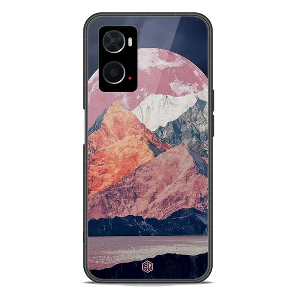Mountains Wanderlust Series Soft Phone Case - Premium Glass Case - Design 5 - Oppo A96 4G