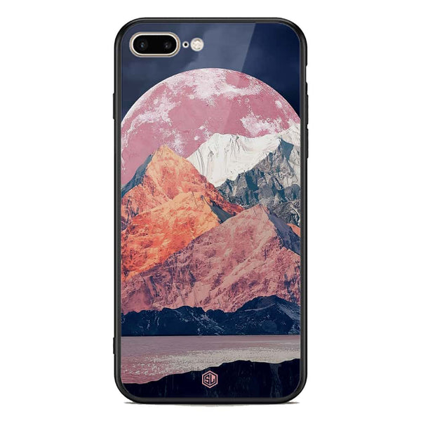 Mountains Wanderlust Series Soft Phone Case - Premium Glass Case - Design 5 - iPhone 8 Plus / 7 Plus
