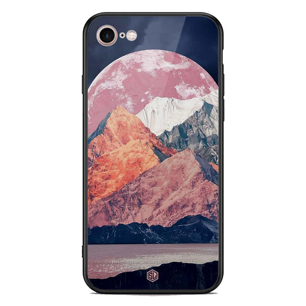 Mountains Wanderlust Series Soft Phone Case - Premium Glass Case - Design 5 - iPhone 8 / 7