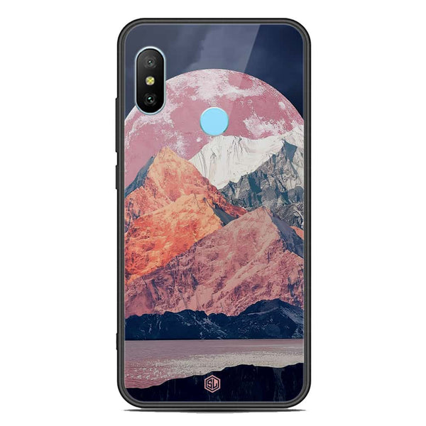 Mountains Wanderlust Series Soft Phone Case - Premium Glass Case - Design 5 - Xiaomi Redmi Note 6 Pro