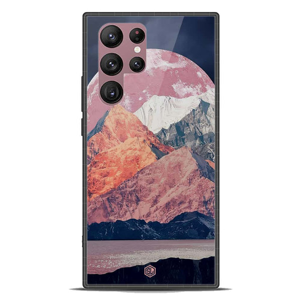 Mountains Wanderlust Series Soft Phone Case - Premium Glass Case - Design 5 - Samsung Galaxy S22 Ultra 5G