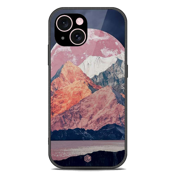 Mountains Wanderlust Series Soft Phone Case - Premium Glass Case - Design 5 - iPhone 15 Plus
