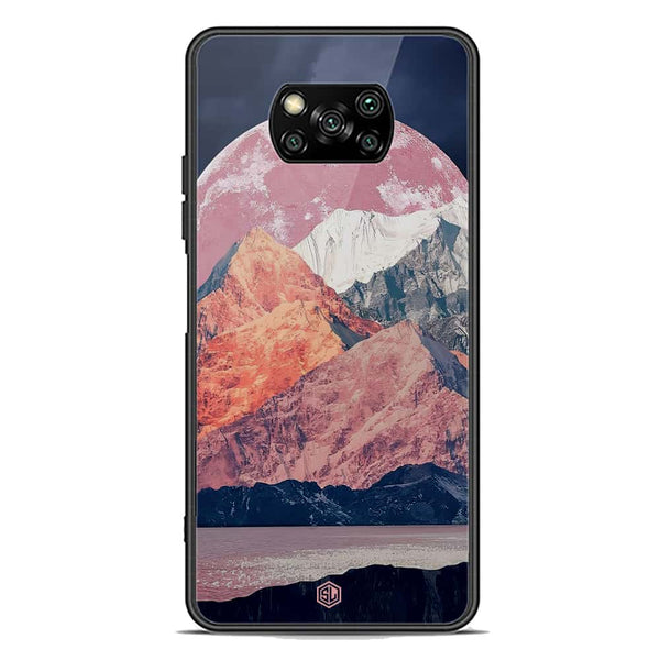 Mountains Wanderlust Series Soft Phone Case - Premium Glass Case - Design 5 - Xiaomi Poco X3