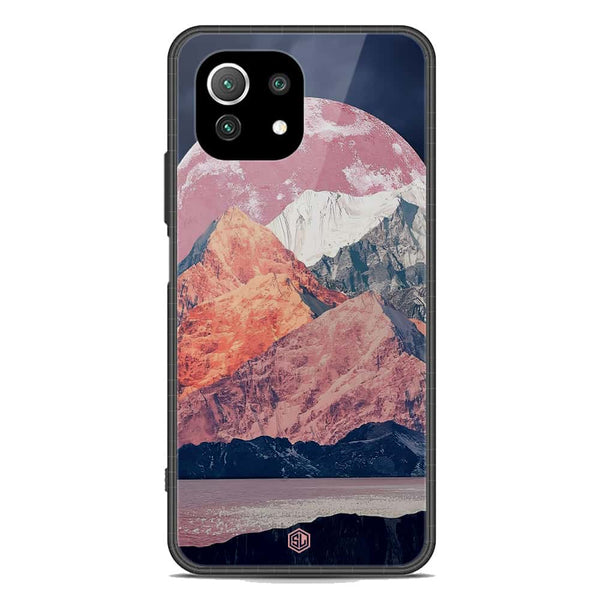 Mountains Wanderlust Series Soft Phone Case - Premium Glass Case - Design 5 - Xiaomi Mi 11 Lite