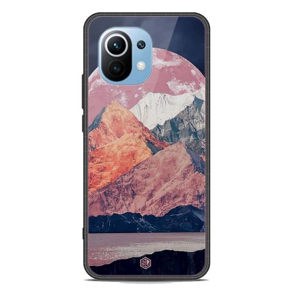 Mountains Wanderlust Series Soft Phone Case - Premium Glass Case - Design 5 - Xiaomi Mi 11