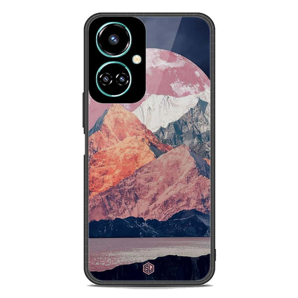 Mountains Wanderlust Series Soft Phone Case - Premium Glass Case - Design 5 - Tecno Camon 19