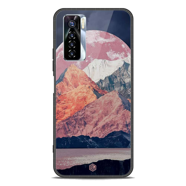 Mountains Wanderlust Series Soft Phone Case - Premium Glass Case - Design 5 - Tecno Camon 17 Pro
