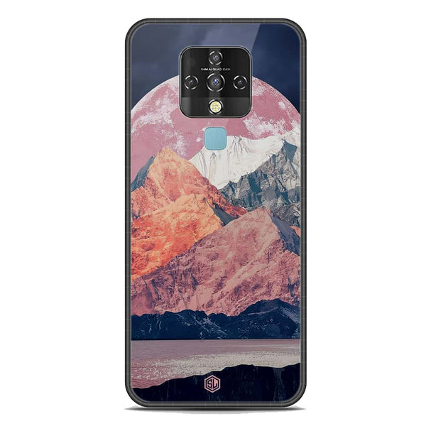 Mountains Wanderlust Series Soft Phone Case - Premium Glass Case - Design 5 - Tecno Camon 16