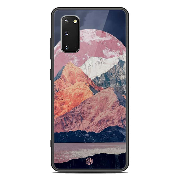 Mountains Wanderlust Series Soft Phone Case - Premium Glass Case - Design 5 - Samsung Galaxy S20 Plus