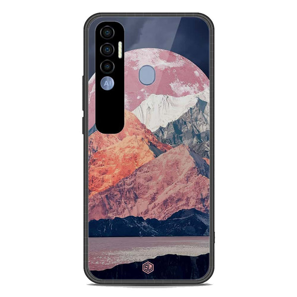 Mountains Wanderlust Series Soft Phone Case - Premium Glass Case - Design 5 - Tecno Spark 7 Pro