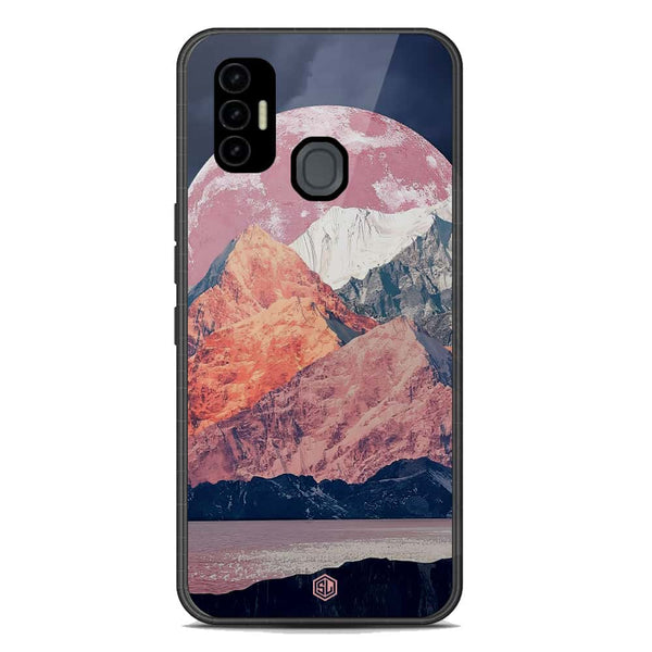 Mountains Wanderlust Series Soft Phone Case - Premium Glass Case - Design 5 - Tecno Spark 7
