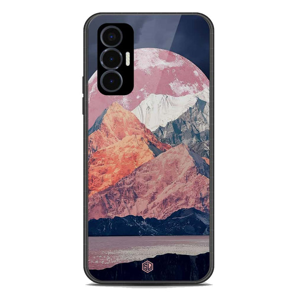 Mountains Wanderlust Series Soft Phone Case - Premium Glass Case - Design 5 - Tecno Pova 3