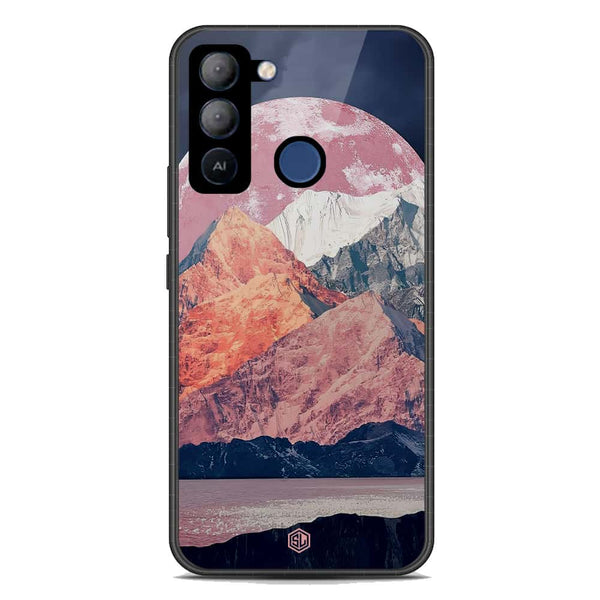 Mountains Wanderlust Series Soft Phone Case - Premium Glass Case - Design 5 - Tecno Pop 5 LTE