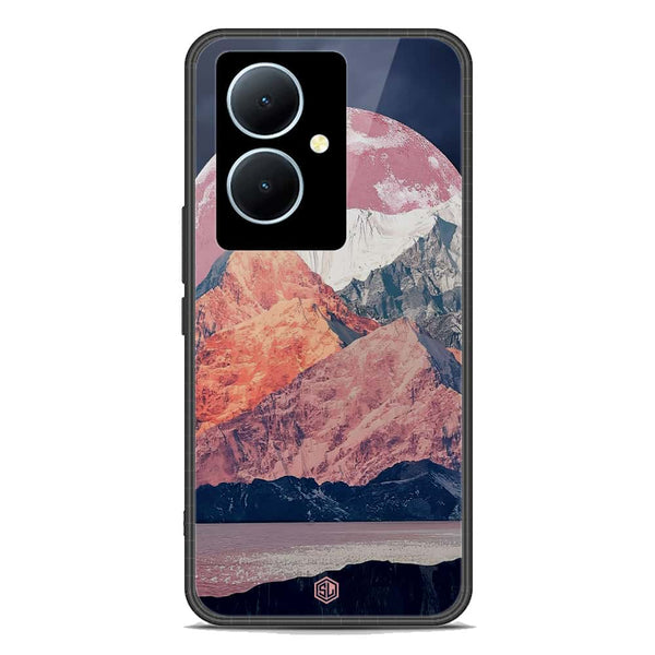 Mountains Wanderlust Series Soft Phone Case - Premium Glass Case - Design 5 - Vivo Y78 Plus 5G