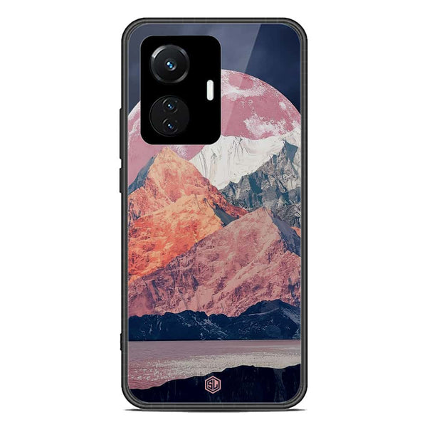Mountains Wanderlust Series Soft Phone Case - Premium Glass Case - Design 5 - Vivo Y55 4G