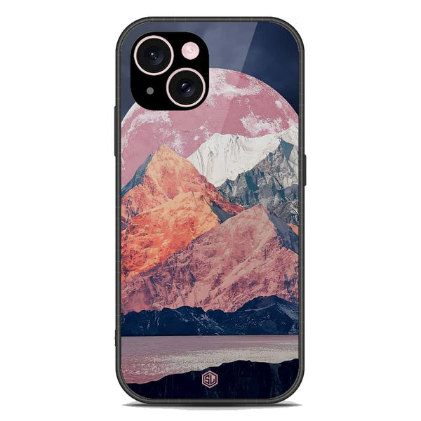 Mountains Wanderlust Series Soft Phone Case - Premium Glass Case - Design 5 - iPhone 15