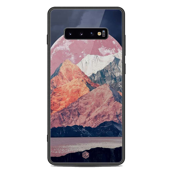 Mountains Wanderlust Series Soft Phone Case - Premium Glass Case - Design 5 - Samsung Galaxy S10 Plus