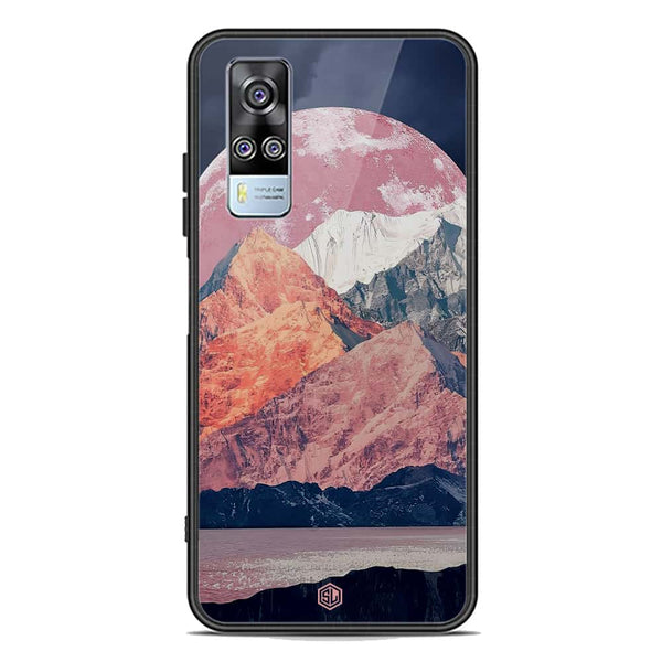 Mountains Wanderlust Series Soft Phone Case - Premium Glass Case - Design 5 - Vivo Y51 (2020 December)