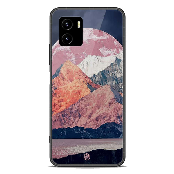 Mountains Wanderlust Series Soft Phone Case - Premium Glass Case - Design 5 - Vivo Y15s