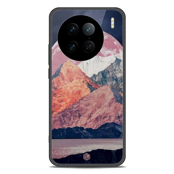 Mountains Wanderlust Series Soft Phone Case - Premium Glass Case - Design 5 - Vivo X90 Pro