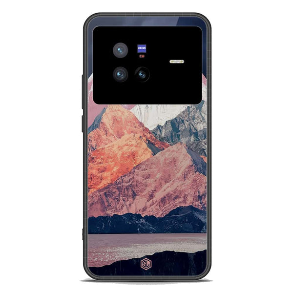 Mountains Wanderlust Series Soft Phone Case - Premium Glass Case - Design 5 - Vivo X80