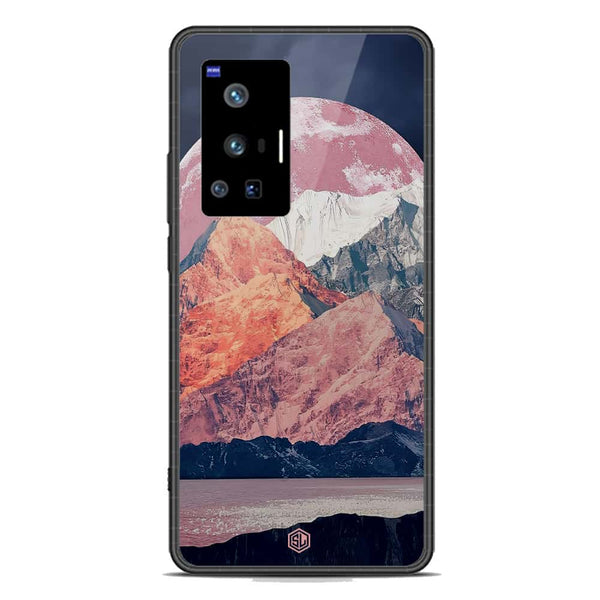 Mountains Wanderlust Series Soft Phone Case - Premium Glass Case - Design 5 - Vivo X70 Pro