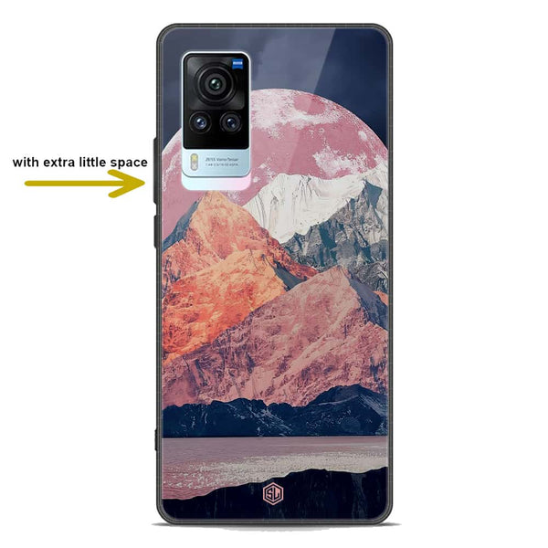 Mountains Wanderlust Series Soft Phone Case - Premium Glass Case - Design 5 - Vivo X60 Pro