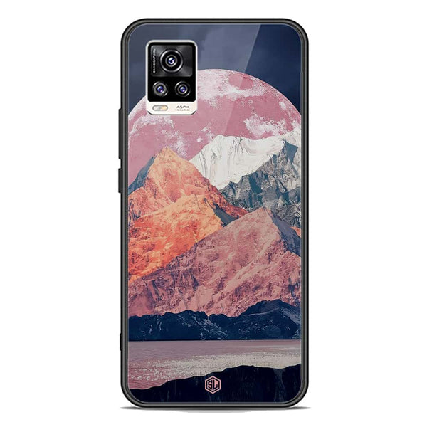 Mountains Wanderlust Series Soft Phone Case - Premium Glass Case - Design 5 - Vivo V20