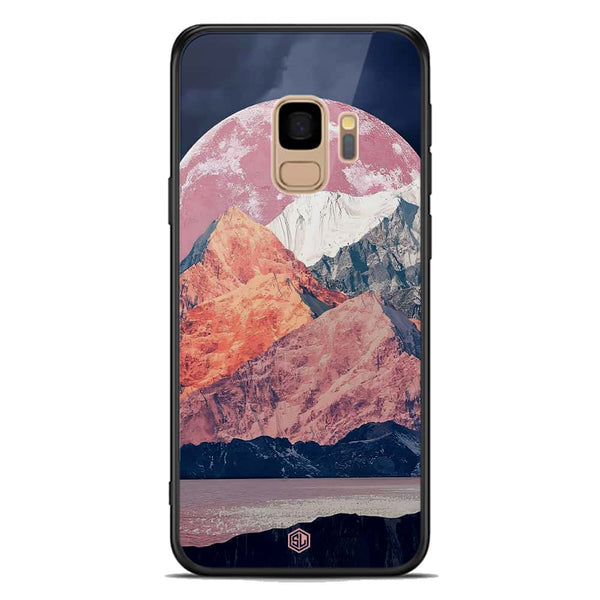 Mountains Wanderlust Series Soft Phone Case - Premium Glass Case - Design 5 - Samsung Galaxy S9