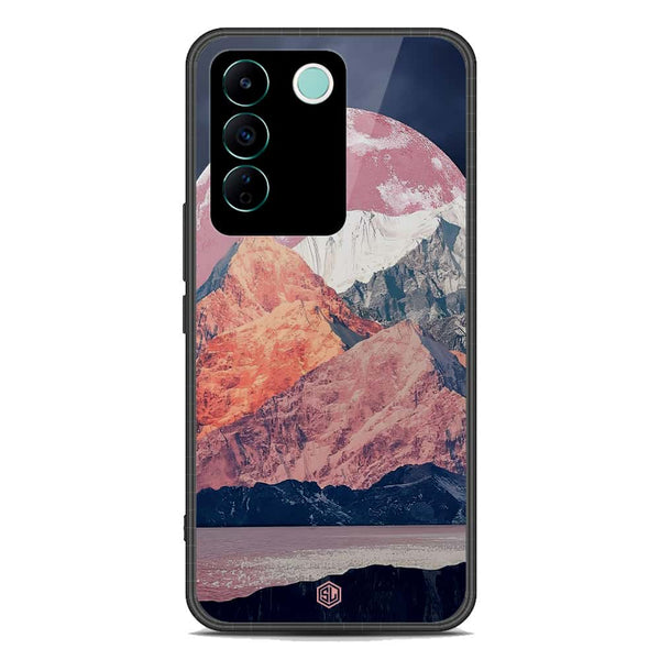 Mountains Wanderlust Series Soft Phone Case - Premium Glass Case - Design 5 - Vivo S16e