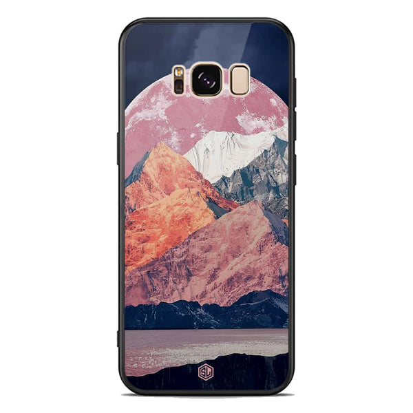 Mountains Wanderlust Series Soft Phone Case - Premium Glass Case - Design 5 - Samsung Galaxy S8