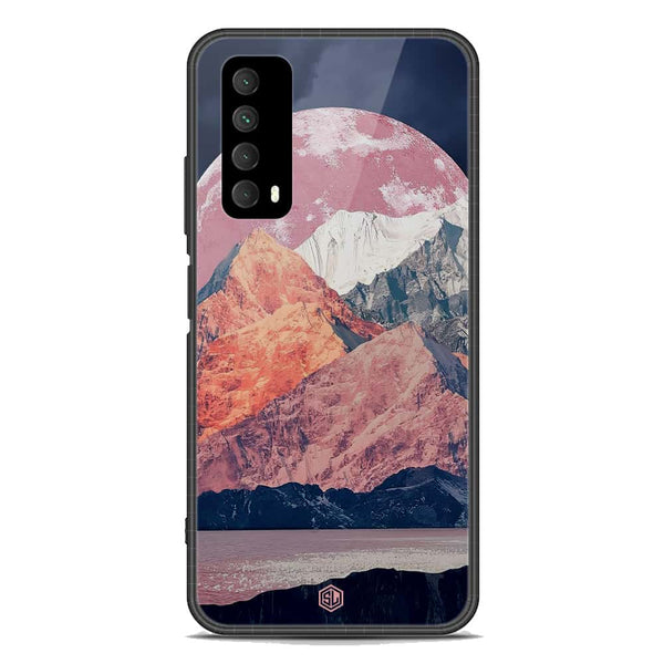 Mountains Wanderlust Series Soft Phone Case - Premium Glass Case - Design 5 - Huawei Y7a