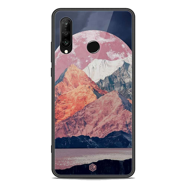 Mountains Wanderlust Series Soft Phone Case - Premium Glass Case - Design 5 - Huawei P30 lite