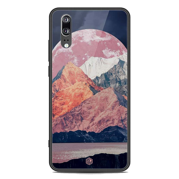 Mountains Wanderlust Series Soft Phone Case - Premium Glass Case - Design 5 - Huawei P20
