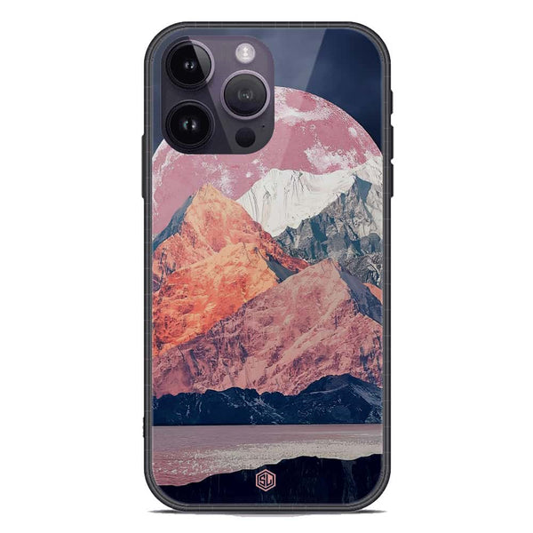 Mountains Wanderlust Series Soft Phone Case - Premium Glass Case - Design 5 - iPhone 14 Pro Max