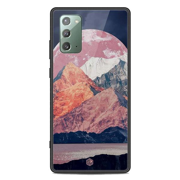 Mountains Wanderlust Series Soft Phone Case - Premium Glass Case - Design 5 - Samsung Galaxy Note 20