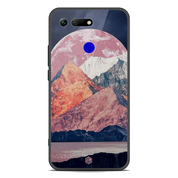 Mountains Wanderlust Series Soft Phone Case - Premium Glass Case - Design 5 - Huawei Honor View 20