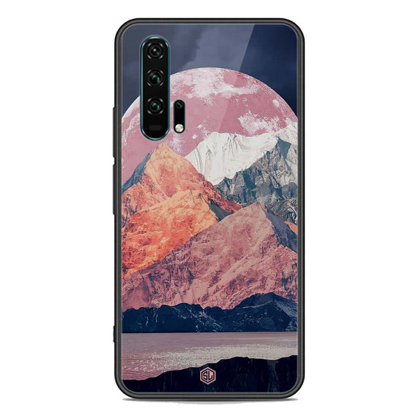 Mountains Wanderlust Series Soft Phone Case - Premium Glass Case - Design 5 - Honor 20 Pro