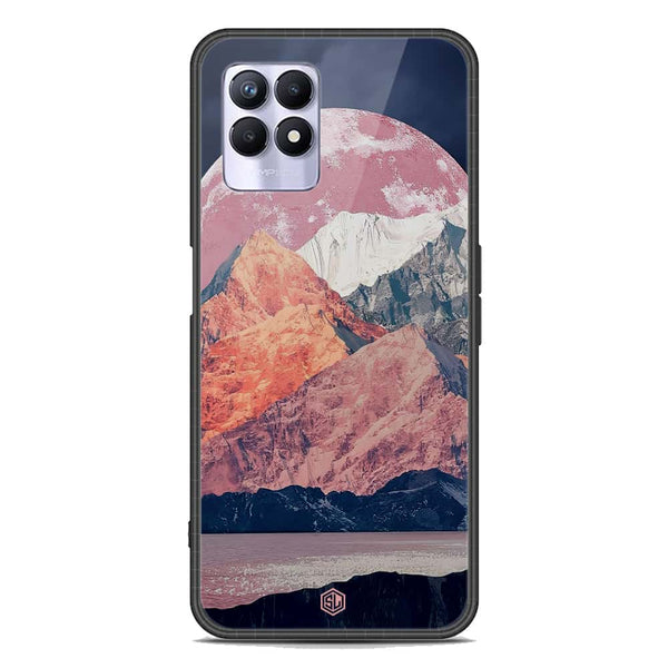 Mountains Wanderlust Series Soft Phone Case - Premium Glass Case - Design 5 - Realme 8i